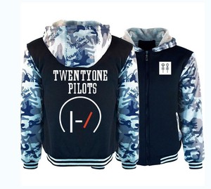 Twenty One Pilots Hoodie Winter Fleece Hooded Coat Thick Warm