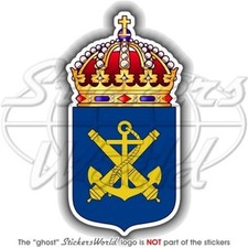 SCHWEDEN Schwedische Marine Wappen MARINEN Aufkleber, Vinyl Sticker