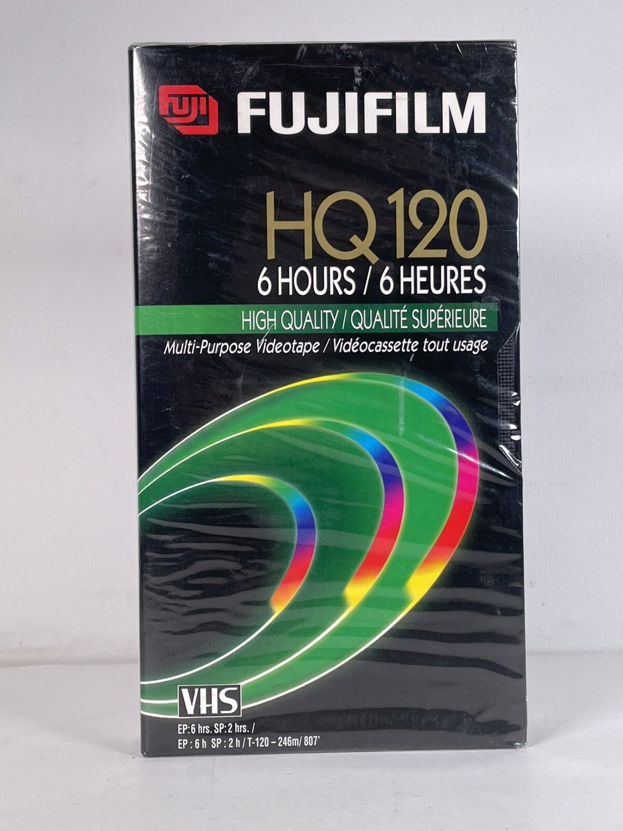 Fujifilm HQ T-120 Blank VHS Tape for sale online | eBay