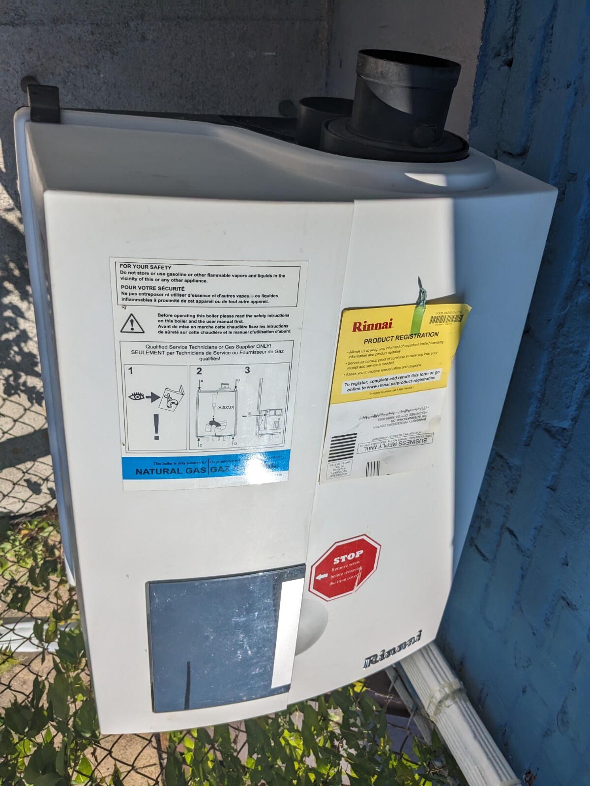 Rinnai E50 Series Condensing Combi Boiler eBay