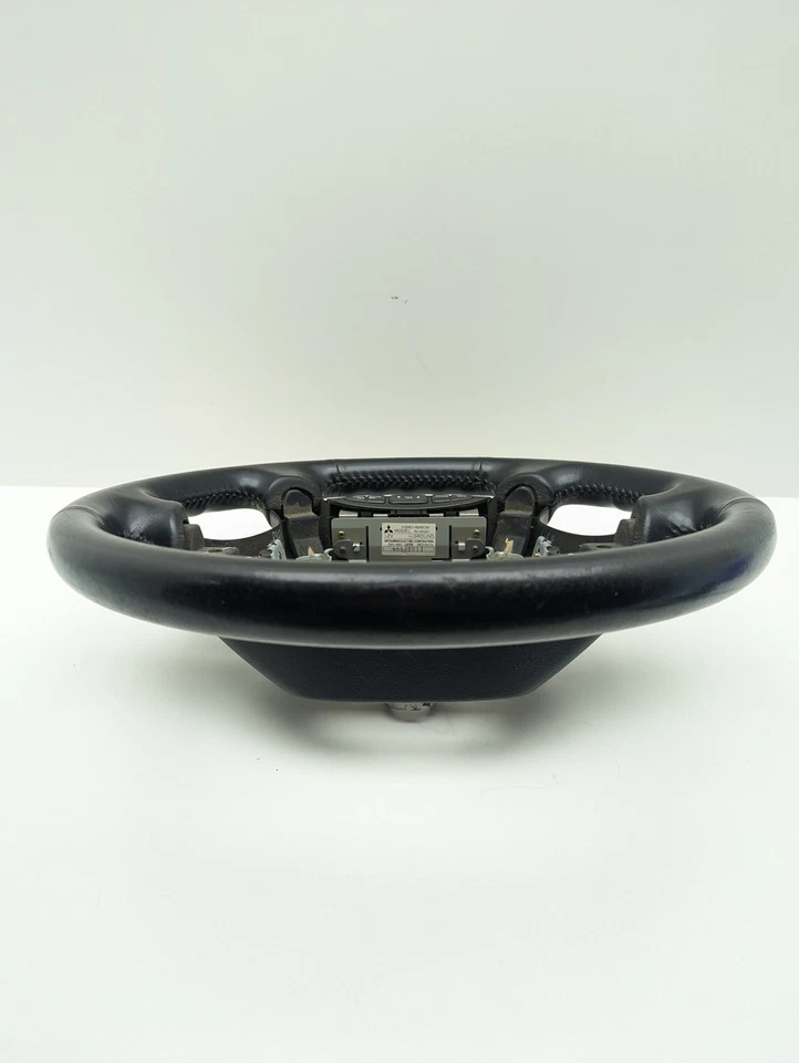 1997-1999 Mitsubishi 3000gt FWD DOHC Steering Wheel Black - Image 4 of 4