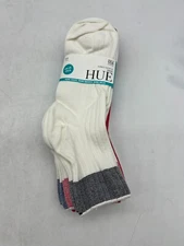 6 Pairs HUE Ribbed Shortie Socks One Size U16316