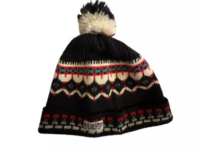 Neff Wool Blend Beanie With Top Pom Pom OS