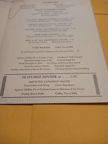 June 15, 1953 Stouffer's Restaurant Dinner Menu Unknown Location - Picture 23 of 24