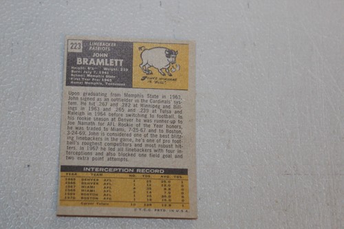 1971 Topps FOOTBALL CARD Complete Finish Fill Your List Set U-Pick #1-263 - Picture 432 of 504