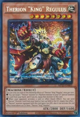 Yugioh! LP Therion ''King'' Regulus - MP23-EN063 - Prismatic Secret Rare - 1st Edi
