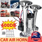<!--F#f_0-->600DB Dual Trumpet Car Air Horn Compressor Truck Train Loud Trumpet Speaker AUS<!--F/-->