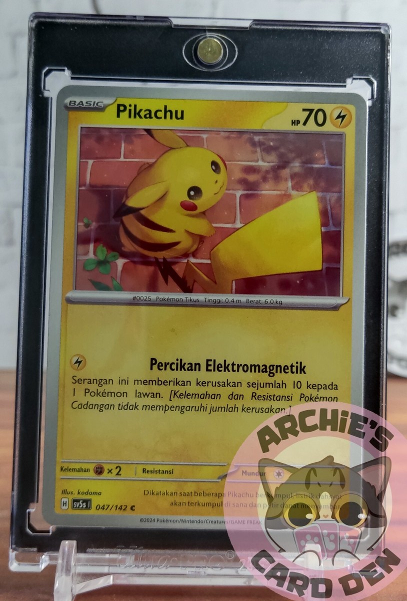 Pokemon Card Indonesia Pikachu SV5s 047/142 NEAR-MINT | eBay Pokemon Card Indonesia Pikachu SV5s 047/142 NEAR-MINT | eBay