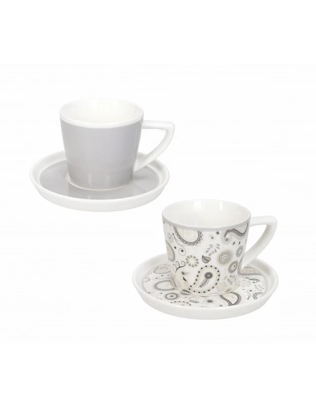Tazzine Caffè set 2 Persone Shanti Brandani 52862 in New Bone China, fotografia 6 di 7