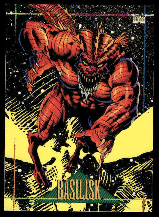 1993 SkyBox Marvel Universe #104 Basilisk