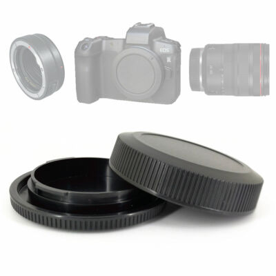 EOS R Rear Lens + Camera  Body Cap Set for Canon EOS R RP System RF Lens