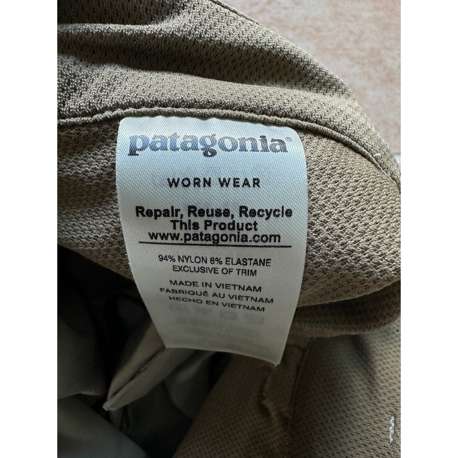 Patagonia Khaki Hiking track Quandary Pant Women size 6 thumbnail 9