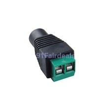 DC Power Connector 5.5 2.5mm Male /Female CCTV Video Balun Adapter LOT
