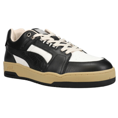 PUMA Mcm X Slipstream Lo Court Lace Up Mens Black Sneakers