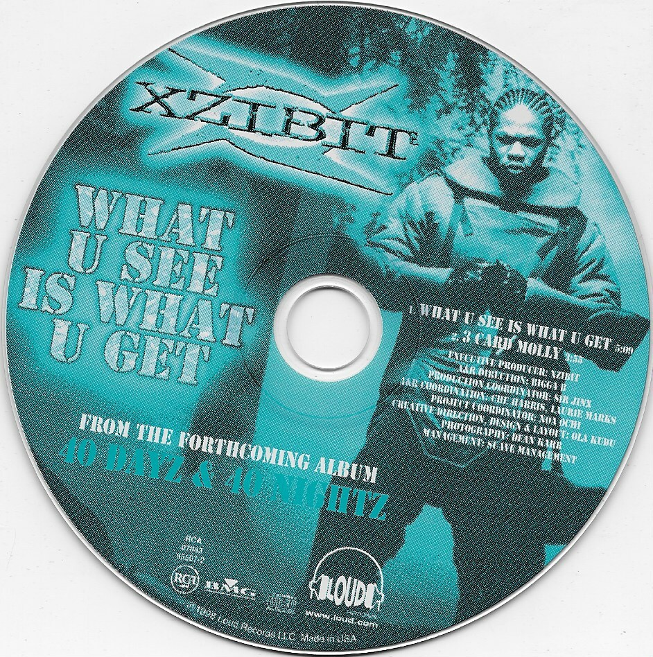 What U See Is What U Get Single by Xzibit CD 1998 Loud/RCA