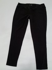 leggings Womens size XL black with elastic waist Polyester Blend P252