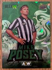 Mike Posey 2024 AEW Allure GREEN QUARTZ Parallel /99 Upper Deck #118 Card