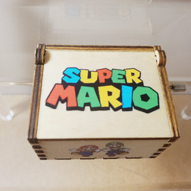 Mario music box + Keychains 🍄 Super Mario Bros Nintendo gift game room 🍄 NES