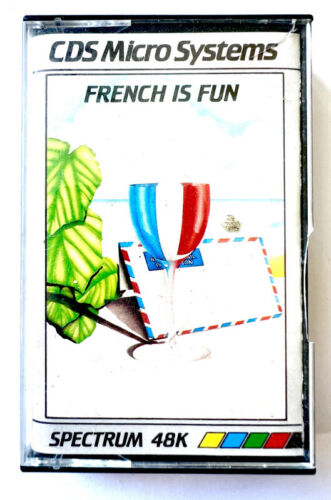 French Is Fun Spectrum 48K Cds Micro Systems Juego Perfecto Estado - Imagen 1 de 3
