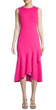 NWT Calvin Klein Sleeveless Midi Dress in Cabaret Pink 10 $134