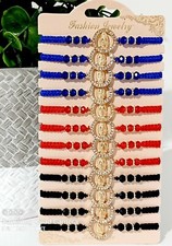 12 Pulseras Virgen Guadalupe Bautismo Comunión Favores Católicos Recuerdos Bautizo