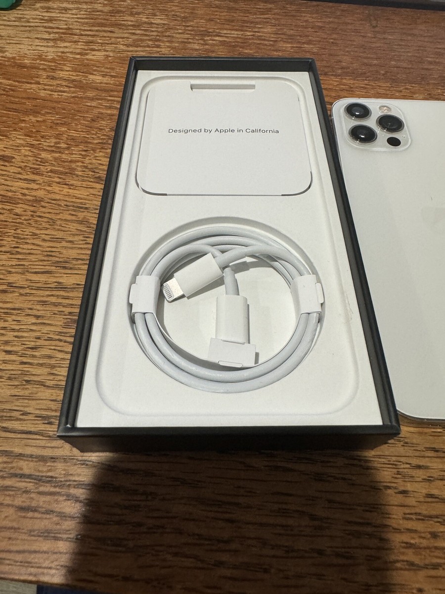 iPhone 12 Pro white 128gb w/original Box & Accessories | eBay