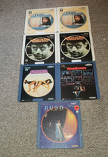 7 CED RCA SELECTAVISION VIDEO DISCS RUSH RAGING BULL WAR GAMES SEE DESCRIPTION