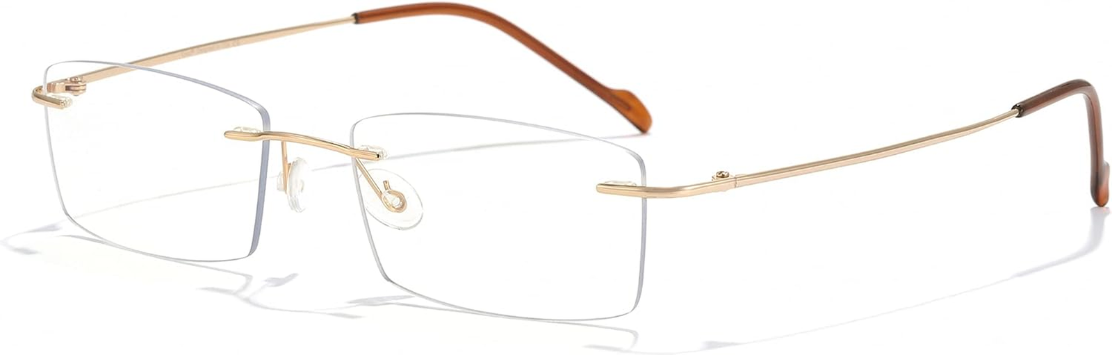 Titanium Blue Light Glasses for Men Blue Light Blocking Eyewear Ultra Light anti-image