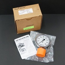 Ashcroft 35-1032-SL-15L-160 Pressure Gauge, 3-1/2", Glycerin, 1-1/2" TC