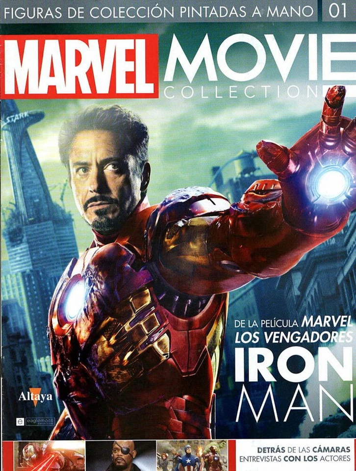 FIGURA DE IRON MAN LOS VENGADORES MARVEL PINTADA A MANO NUEVA COMICS PELICULAS - Immagine 2 di 2