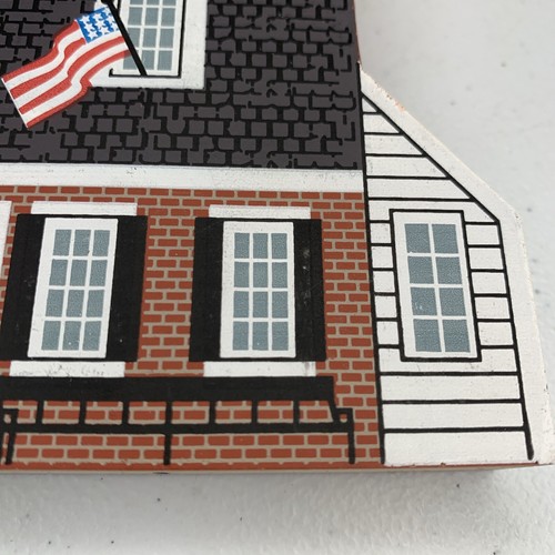 Cat's Meow Village Barbara Fritchie House Frederick Maryland 1997 scaffale sitter - Foto 5 di 17