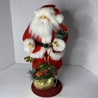 Dancing Musical Santa Claus Christmas Figurine Jingle Bells World Bazaar Tested — photo 1