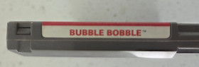 Bubble Bobble 1 Taito Authentic Nintendo NES Very Good Condition Game Cartridge