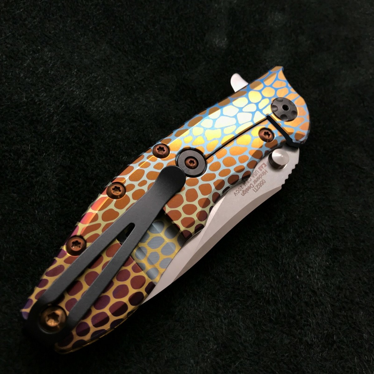 Zero Tolerance 0562 Ti Flipper Rick Hinderer Folder ZT0562Ti w