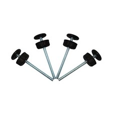 Baby Gate Spindle Rods Pressure Mounted Pet Safety 4 Pk Replacement Long 8 mm