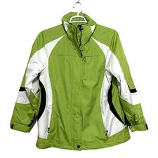 SB Active Athletic Jacket Womens L Green Activewear Gorpcore Outdoor Fitness