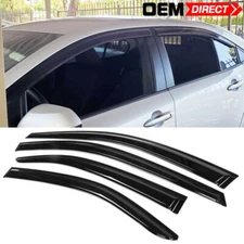 Fits 20-25 Toyota Corolla Sedan 4PCS Window Visors Tape-on Vent Rain Windshield