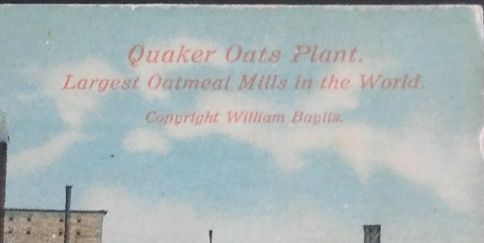 Quaker Oats Plant, Cedar Rapids, IA,Old Postcard. eBay