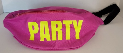 PARTY Fanny Nylon Fanny Pack Waist Bag Pink  Waist Bag Satchel Bright Shopping