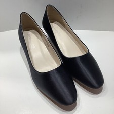 Benjamin Walk Dyeables Women's Satin Kitten Heel Black Pumps Size 6.5M, New