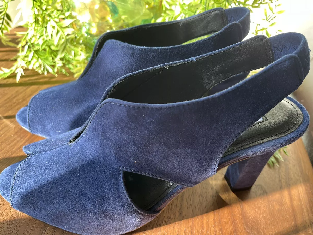 Navy heels best sale dune