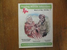 Nov-1973 Boston Sunday Herald TVue Magaz(TREVOR HOWARD MARTIN SHEEN/KAYE STEVENS