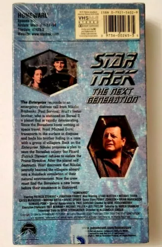 Star Trek: The Next Generation-Episode 165- Homeward (VHS,1998) BRAND NEW-RARE!! - Picture 2 of 4