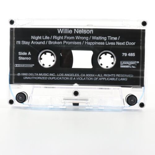 Night Life by Willie Nelson (Cassette Tape, 1992, Laserlight) 79 485 Play Tested - Picture 4 of 6