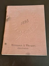 1895 MORGAN & WRIGHT BICYCLE TIRE CATALOGUE M&W TIRES ARE GOOD TIRES CHICAGO