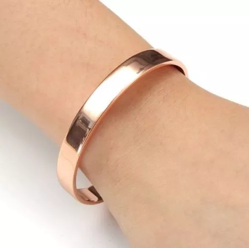 Bracciale magnetico rame artrite dolore energia UOMO DONNA BRACCIALE REGOLABILE NUOVO US - Foto 6 di 13