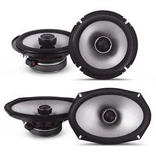 Alpine S2-S65/S2-S69, S Series 6.5 + 6x9 2-Way Hi-Res Full Range Speaker Bundle
