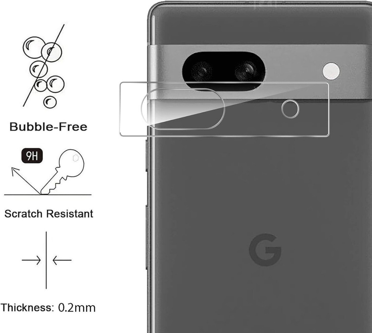 Per Google Pixel 9 Pro Pixel9 Pro Vetro Dell'obiettivo Della - Foto 6