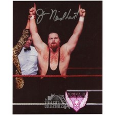 Jim Neidhart Autographed 8x10 Photo - Leaf