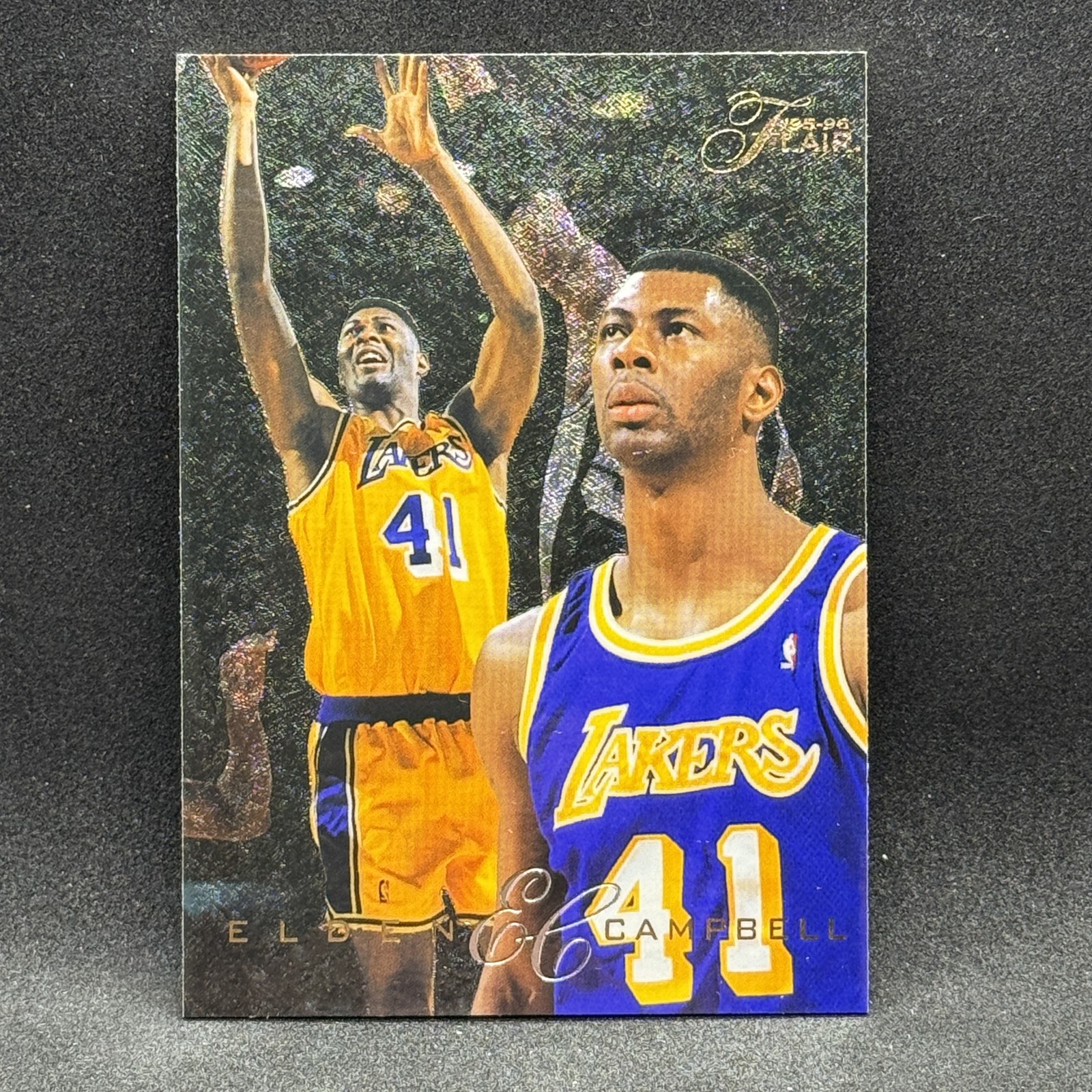 Elden Campbell 1995-96 Flair #64 Los Angeles Lakers